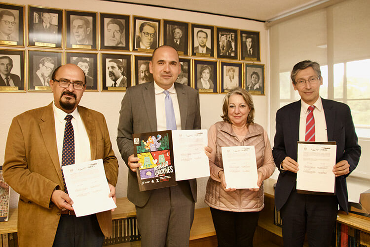 Acuerdan la UNAM y la Red México colaboración para fortalecer la divulgación de las humanidades